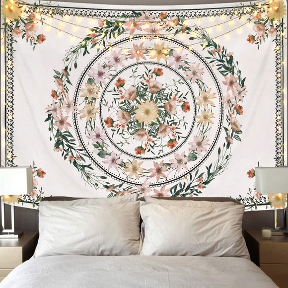 Urban Outfitters | Wall Decor | Floral Hippie Bedroom Bohemian Wall ...